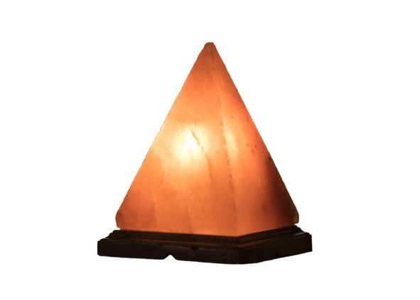 Original Hand-Carved Pink Pyramid Lamp Himalayan Salt Stone Lamp - Premium Khewra Rock Salt Decor in Pakistan - Orania Premium