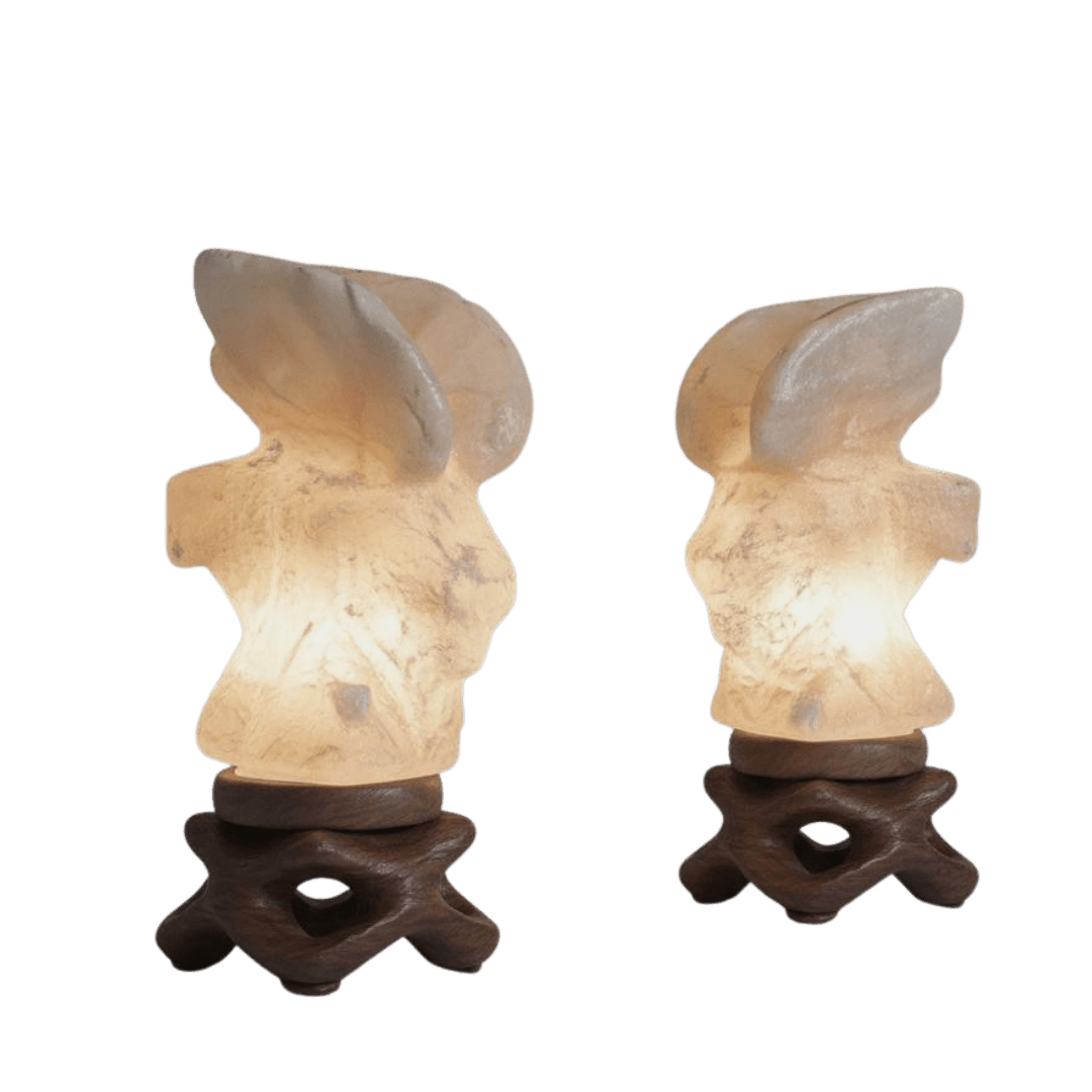 Original Hand-Carved The Eagle Lamp Himalayan Salt Stone Lamp - Premium Khewra Rock Salt Decor in Pakistan - Orania Premium
